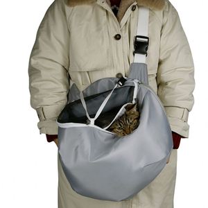 Premium Quality Waterproof Foldable Japanese Style <b>Pet</b> <b>Sling</b> Carry Bag With Two Quick Released Buckle - Product Image 1
