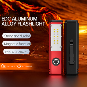 EDC Mini LED Recargable Bolsillo Alto Lumen EDC Linterna Lúmenes con aleación de aluminio Cuerpo Pluma Antorcha - Product Image 6