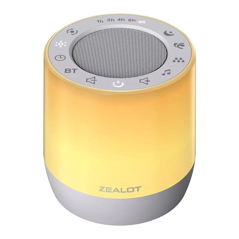آلة الضوضاء البيضاء Zealot Z6 مكبر صوت لاسلكي بلوتوث للنوم الطفل