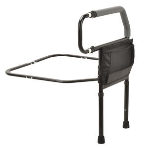 Adjustable <b>Bedside</b> Handrail Bed Assist Rail with <b>Storage</b> Pocket for Elderly Grandfather - Product Image 4