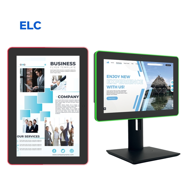 LCD Touch Screen Kiosk 10.1 Inch RK3566 Quad Core Android 11 RJ45 POE Wall Digital Signage Retail Store Graphics Tablet