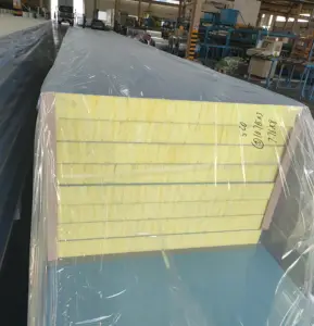 High Quality and Low Price Insulation Glass wool/PIR/PUR/Rock wool Sandwich Panels