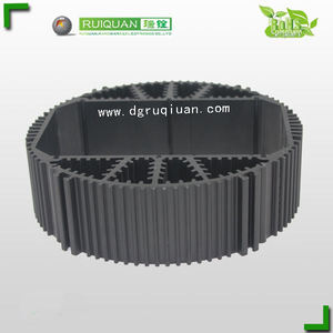 Profilo in alluminio personalizzato con Design rotondo e cavo di dissipatore di calore produttore di fabbrica profilo di estrusione in alluminio personalizzato per la Cina - Product Image 4