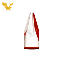 Marqueur de victoire de roulette transparente acrylique rouge YH