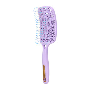 Massage Comb Ribs Comb Straight Hair Style Home Plastic Fluffy Hair Comb Custom Barber Hair <b>Brush</b> - Product Image 5