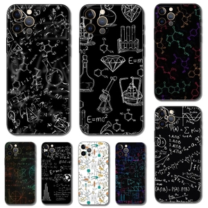 Funda de silicona personalizada con dibujo de química para iPhone 11/12/13/14/15 <span class=keywords><strong>Pro</strong></span> Max, funda de sublimación de teléfono móvil con impresión UV - Product Image 2