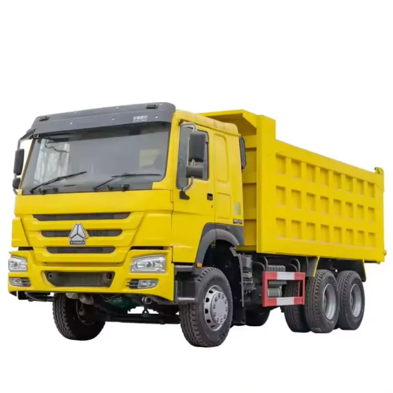 Used Sinotruk Howo 6x4 Dump Truck 25 Tons Heavy Manual 371hp Engine Transport Sand Tipper For Sale