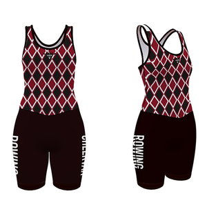 Costumes d'aviron de conception sur mesure maillots de lutte uniforme d'aviron à séchage rapide pour les femmes - Product Image 5