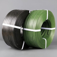 Ruban d'emballage creux en plastique PP fait main avec film coloré et film vert, design contemporain, petit rouleau, pour colis et emballages de coursiers
