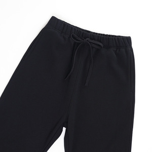 Ropa de calle para hombre, pantalones de pierna ancha, 405G, algodón, acampanado, para correr, informal, en blanco, de alta calidad - Product Image 2