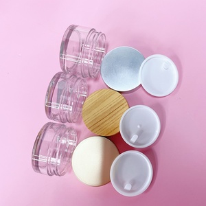 Envases de plástico PET transparentes vacíos de 1oz, 2oz, 4oz, 5oz, 200g, 8oz, de pared gruesa, para cosméticos, lociones, mantecas corporales, con tapas blancas. - Product Image 5