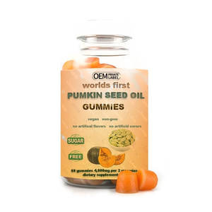 Ekstrak minyak biji labu bebas gula Gummies vitamin dukungan prostat & saluran urin - Product Image 1