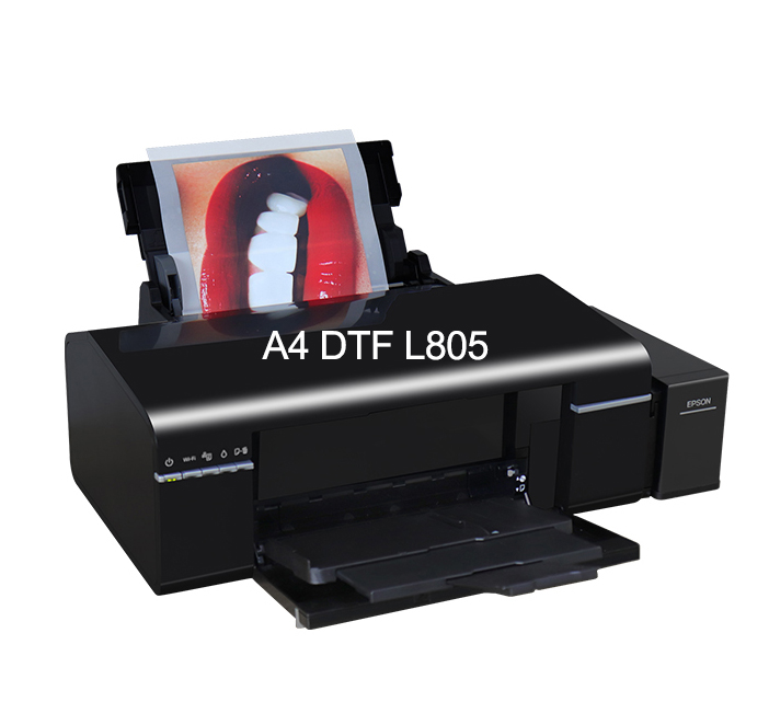 EPSON L805 잉크젯 프린터 용 중소기업 DTF 프린터 용 A4 티셔츠 섬유 승화 미니 기계