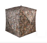 Tente de chasse au canard à 360 degrés, résistante au vent, en tissu camouflage Oxford 100% polyester, couleur et logo personnalisables