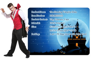 Traje de Halloween Medieval el impresionante vampiro Duke disfraz de vampiro adulto - Product Image 6