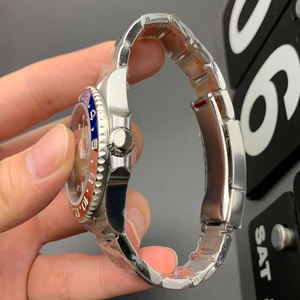 Montre Chronographe Mécanique Automatique de Luxe pour Homme, Boîtier Creux en Acier Fin 41mm, Lumineuse, Bracelet Plongeur Personnalisé 20mm - Product Image 3