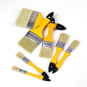 Màu vàng với màu xanh đuôi gỗ xử lý sơn bàn chải Xây Dựng Công cụ xây dựng để bán - Product Image 5