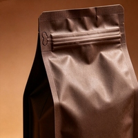 Sachets à fond plat personnalisés imprimés, transparents argentés, refermables, anti-odeur pour thé, café, noix, aliments pour bébés, aliments pour animaux de compagnie