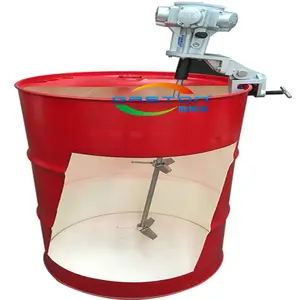 Clamping barrel air pneumatic portable 200 litres of paint mixer Widely Used In Paint, Printing Ink, Color Paste