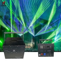 Luz Láser RGBWauv de 20W para Discoteca, Animación a Todo Color, Iluminación de Escenario, KTV, DJ, Fiestas, Eventos, Haz Blanco, Control DMX512, Aluminio+Plástico