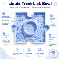 VaryWell Produk Baru Alas Licking Mat Silikon Solid Besar untuk Kucing Anjing, Tahan Sobek, Mudah Dibersihkan, Anti Bocor, Portabel