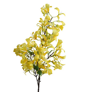 Fleurs artificielles de chèvrefeuille Yihua Floral Art, fleurs en soie jaunes, décoration intérieure, style moderne, décoration d'intérieur - Product Image 5