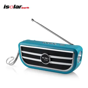 IS-X24 fornitori cinesi portatile Wireless Mini Fm Bt lampada Led torcia altoparlante Radio Usb