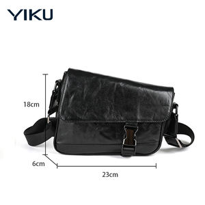 Tas Selempang Kulit Asli YIKU Luxury Fashion untuk Pria - Tahan Air & Tahan Lama, Ukuran Tablet 7.9 Inci - Product Image 5