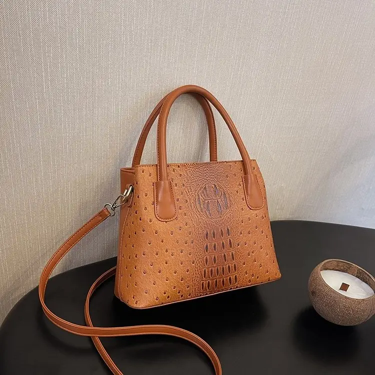 2024 Alta Qualidade Marca De Luxo Designer Bolsa De Ombro De Couro para As Mulheres Sacos De Mão Crocodilo Bolsas Senhoras Messenger Handbag Totes