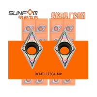 Máquina CNC Sunfom de alta calidad, insertos, herramientas de torneado de corte, máquina de torno CNC DCMT de larga duración para Metal
