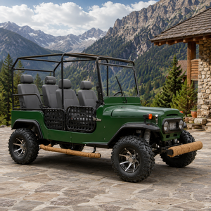 Directo <span class=keywords><strong>de</strong></span> Fábrica: Vehículo Utilitario a Gasolina <span class=keywords><strong>de</strong></span> 350 CC, Estilo Vintage Cruiser con Parrilla Clásica, Buggy Todoterreno para Agencias <span class=keywords><strong>de</strong></span> Seguridad y Recorrido <span class=keywords><strong>de</strong></span> Perímetros - Product Image 3