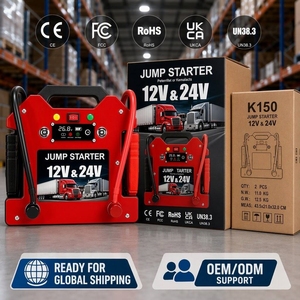 80000mAh Heavy Duty 12V 24V Car Jump Starter LiFePO4 Battery Booster 16 Cells Portable Emergency Jumper Pack Truck Device - Product Image 6