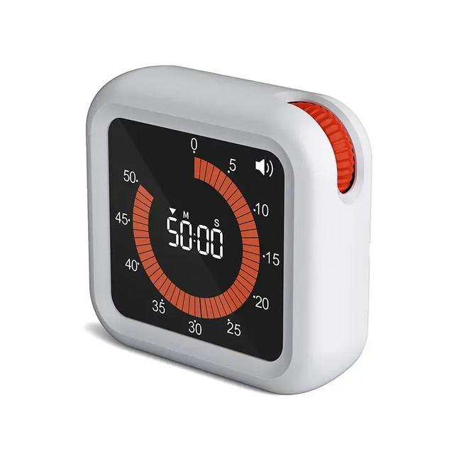 OEM Support Rotate Knob Visualization Timer Magnetic Positive Countdown Timer with Progress Bar