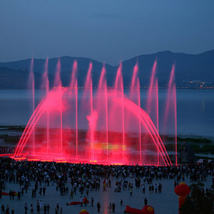 Đài Phun Nước Trang Trí Thác Nước Hồ Bơi Ngoài Trời Âm Nhạc Dancing Swing Đài Phun Nước Để Bán - Product Image 5