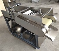 Hoge-efficiëntie rode chilipeper snijmachine 800kg/uur commerciële chilipeperhakselaar voor kruidenverwerking groentesnijder