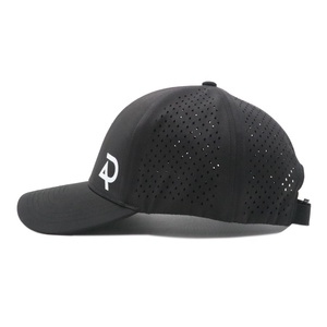 Gorra Deportiva Personalizada con Banda Elástica Absorbente de Sudor, Logotipo Impreso, Transpirable, Impermeable, de Poliéster, con Orificios Cortados con Láser, Perforada, para Golf - Product Image 3