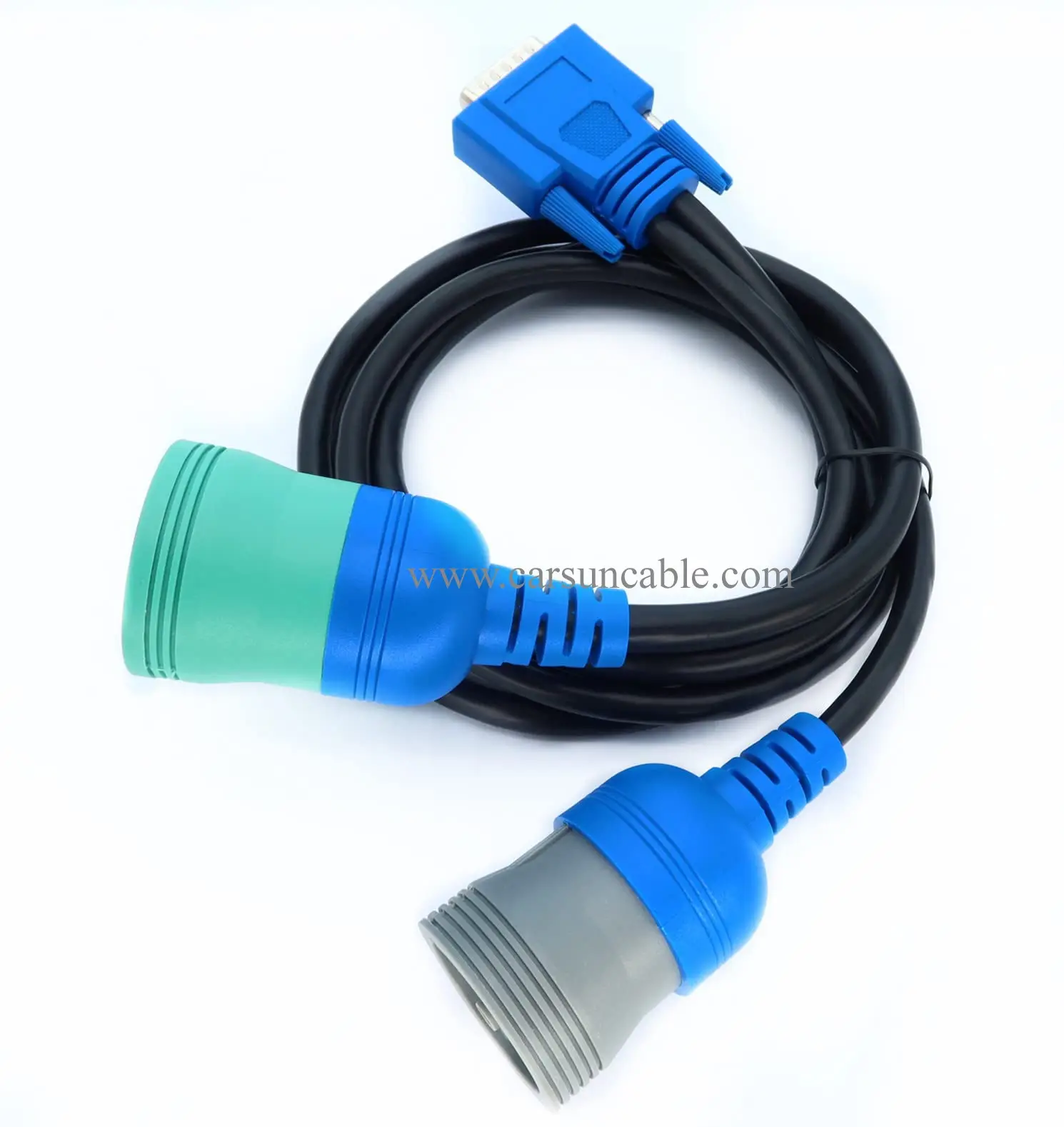 MITOB DB15 a 9pin J1939 y 6pin J1708 Splitter Y Cable para USB Link1