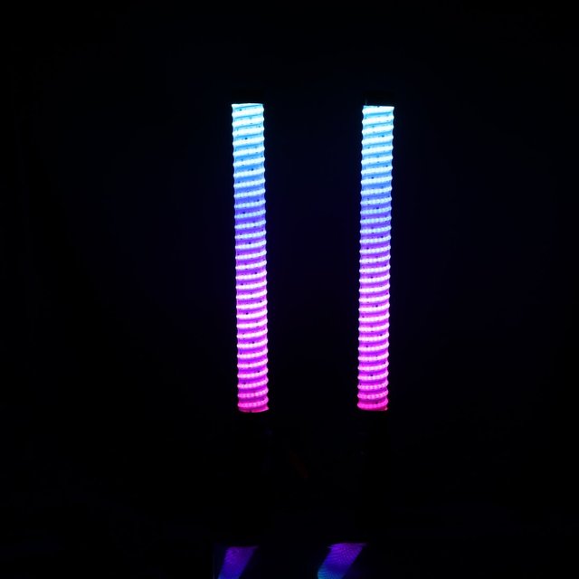 2 Feet High Bright RGB Spiral LED Whip Lights for UTV App Control with Rock Switch Other Car Accessory