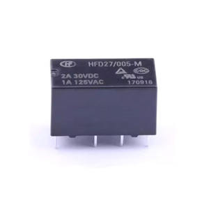 HFD27/005-M 5V 8 พิน 2A 240VAC 120VDC รีเลย์แบบ DIP โพลคู่ - แบบแปลง - Product Image 1