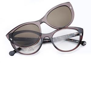 Nuevas Gafas <span class=keywords><strong>de</strong></span> Sol Magnéticas con Clip, Estilo <span class=keywords><strong>Ojo</strong></span> <span class=keywords><strong>de</strong></span> Gato, Polarizadas, con Bloqueo UV y Anti Luz Azul, Modelo PZ1005-2 - Product Image 4