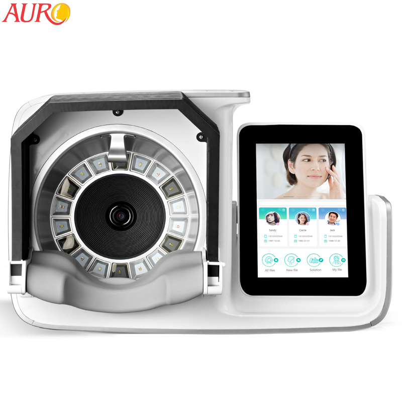 Au-M6 2025 Best Selling Professional Skin Test Analyzer Facial Scanner Device Home Use Beauty Salon Equipment