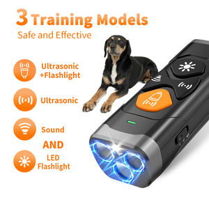 1200mAh Rechargeable Ultrasonic <span class=keywords><strong>Bark</strong></span> Dissuasion Multifonctionnel Chien Formation Aboiement Dispositif De Contrôle Chien Répulsif Avec Lampe De Poche - Product Image 3