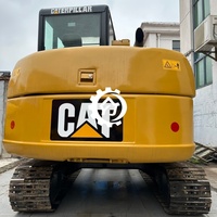 Excavatrice sur chenilles CAT 306 d'occasion, qualité japonaise, taille compacte, fonctionnement flexible pour les travaux de construction