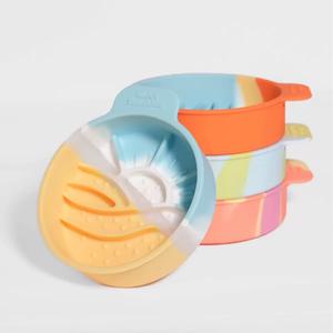 Yeni Sunshine Serisi Çevre Dostu Evcil Hayvan Silikon Yalama Kasesi Kaymaz Yavaş Besleyici 2'si 1 Arada Köpek ve Kedi Hızlı Yeme Önleyici Tasarım - Product Image 3