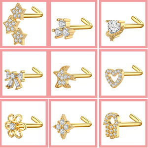 Piercing <span class=keywords><strong>nez</strong></span> accessoire en acier inoxydable 316L micro set anti-allergie bijoux indiens <span class=keywords><strong>anneau</strong></span> <span class=keywords><strong>de</strong></span> <span class=keywords><strong>nez</strong></span> - Product Image 4