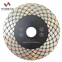 Lames diamantées pressées à chaud frittées de 125 mm (5 pouces) pour la coupe et le meulage avec bride M 14