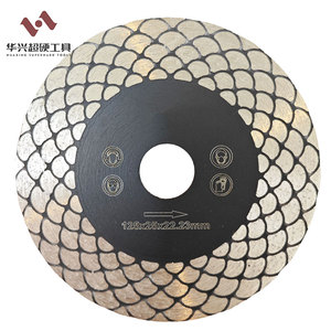 Lames diamantées pressées à chaud frittées de <span class=keywords><strong>125</strong></span> <span class=keywords><strong>mm</strong></span> (5 pouces) pour la coupe et le meulage avec bride M 14 - Product Image 5