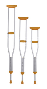 Béquille axillaire pliable médicale absorbant les chocs sous le bras béquilles à main personnes âgées handicapées béquille de marche - Product Image 5