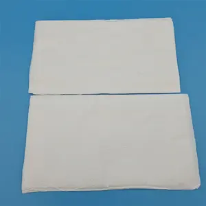 थोक सुपर गुणवत्ता लंबा गुना कस्टम होटल रेस्तरां सफेद 2 प्लाई ऊतक कॉकटेल कागज डिनर नैपकिन