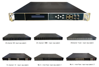 低延迟4-24通道高清MI DVB-S2调谐器转IP SRT IPTV系统服务器数字电视转IP流媒体系统
